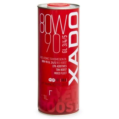 XADO – Atomic Oil 80W-90 GL 3/4/5 RED BOOST 1 L.