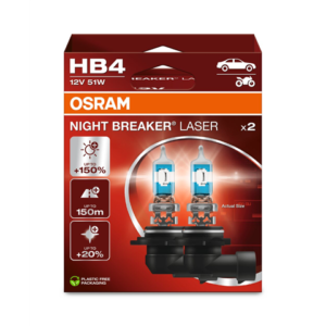 OSRAM – HB4 12V 51W NL 2HB +150%