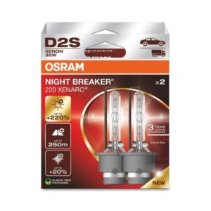 OSRAM – XENON D2S 12/24V 35W XN2 X2 +220%