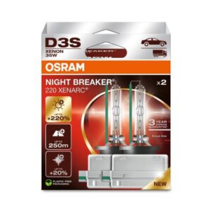 OSRAM – XENON D3S 12/24V 35W XN2 X2 +220%
