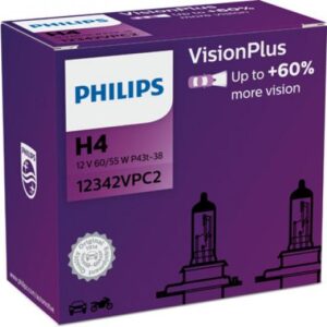 PHILIPS – H4 12V 60/55W VP C2 +60%