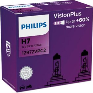 PHILIPS –H7 12V 55W VP C2 +60%